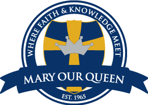 Mary Our Queen Catholic School Logo